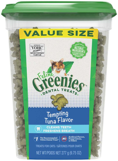 Greenies Feline Dental Treats Tempting Tuna Flavor 9.75 oz