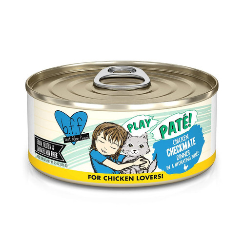 BFF Cat Play Checkmate Chicken 5.5 Oz. (Case Of 8)
