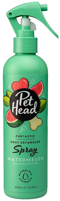 Pet Head Furtastic Knot Detangler Spray for Dogs Watermelon with Shea Butter -  10.1 oz