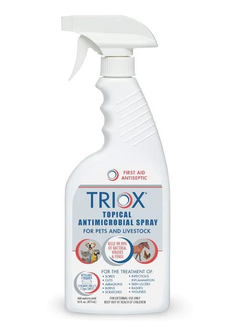 Petfx Topical Antimicrobial Spray For Pets and Livestock 16 Fl Oz