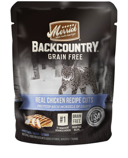 Merrick Cat Backcountry Real Chicken 3oz. (Case Of 24)