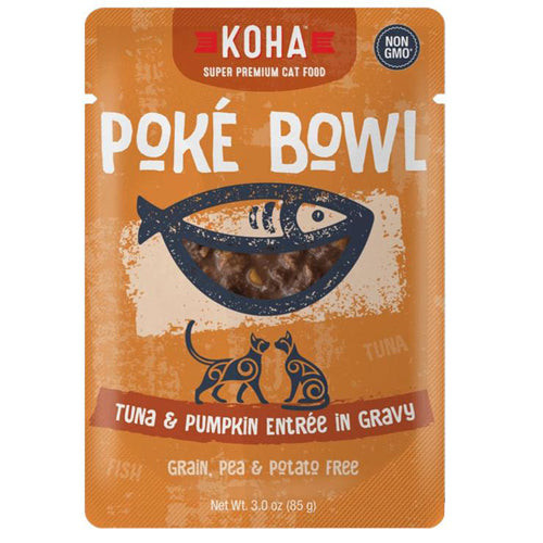 Koha Cat Grain Free Pok?? Tuna & Pumpkin 3oz.(Case of 24)
