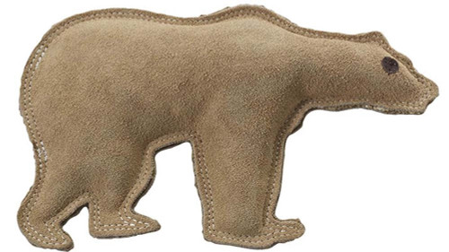 Spot Ethical Dura-Fused Leather Dog Toy Bear Brown Large
