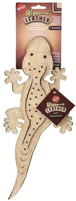Ethical Skinneeez Leather Lizard Dog Toy 15in