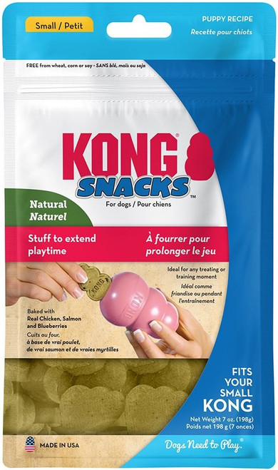 KONG Snacks Puppy Recipe Dog Treats Small 7 oz