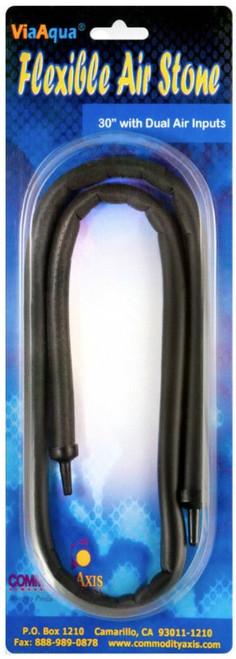 Via Aqua Flexible Dual Input Air Stone 30"  1 count