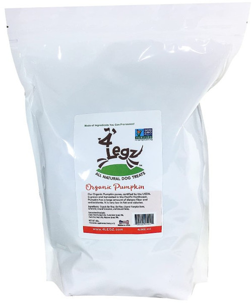 4Legz Organic Pumpkin Crunchy Dog Cookies 4 lbs
