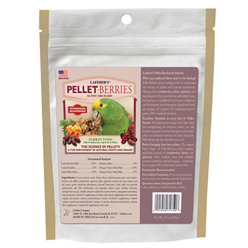 Lafeber Company Pellet-Berries Sunny Orchard Parrot Food 10 Oz