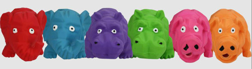 Multipet Latex Origami Pals Dog Toy Assorted 1ea/8 In