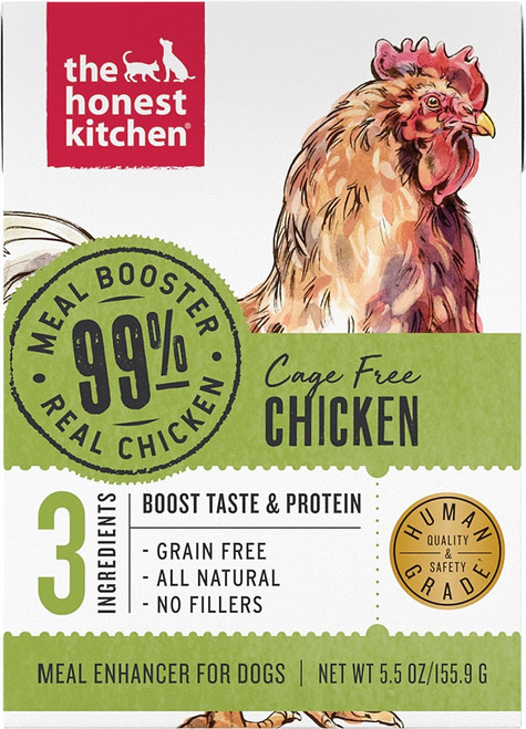 The Honest Kitchen Dog 99% Turkey Meal Booster Wet Dog Food 5.5Oz Carton