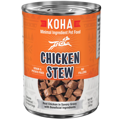 Koha Dog Grain Free Stew Chicken 12.7oz.(Case of 12)