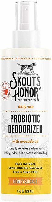 Skouts Honor Dog Probiotic Deodorizing Spray For Puppies 8Oz