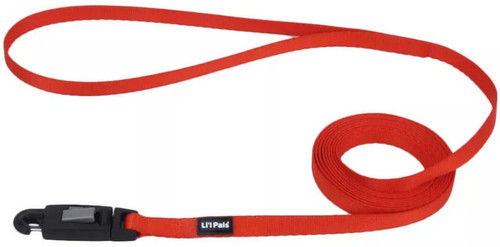 Li'l Pals Nylon Lead - Red 6' Long x 5/16" Wide