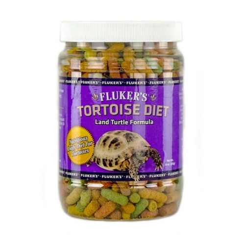Flukers Land Turtle Formula Tortoise Diet Dry Food 10 Oz