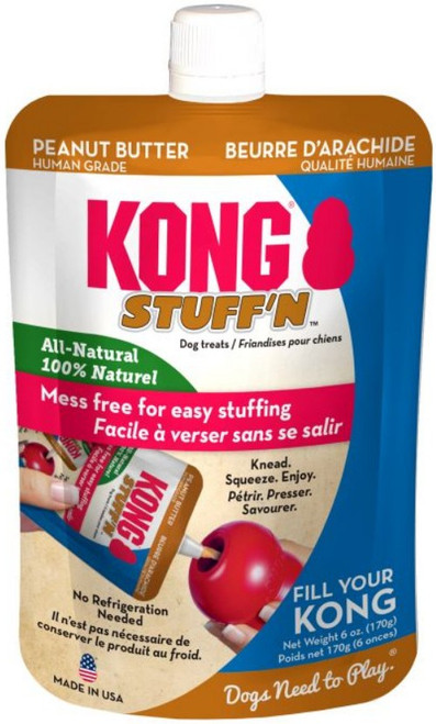 KONG Stuff'N All Natural Peanut Butter for Dogs 6 oz