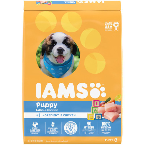 Iams Proactive Health Smart Puppy Large Breed Dog Food 15 Lb