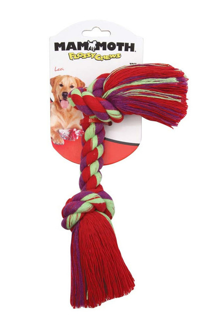Flossy Chews Colored Rope Bone Medium (12" Long)