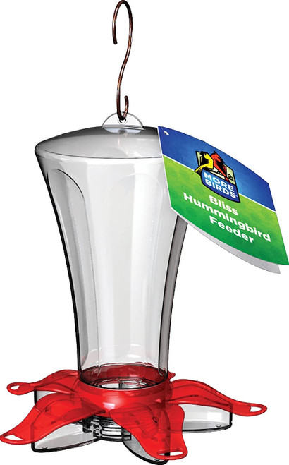 More Birds Bliss Plastic Hummingbird Feeder 13 oz capacity
