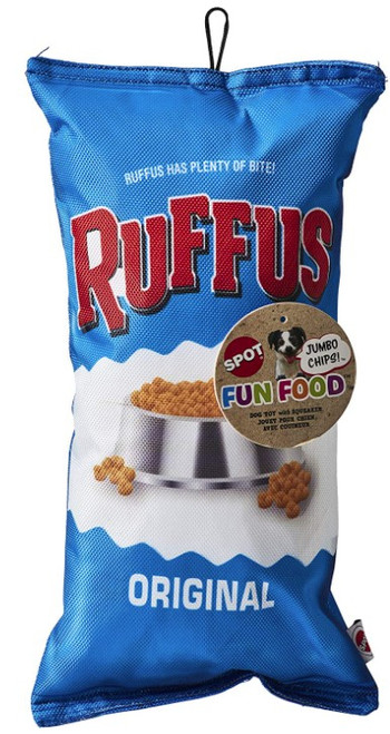 Spot Fun Food Ruffus Chips Plush Dog Toy 1 count