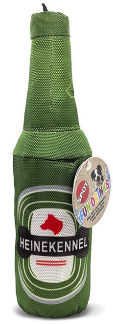 Spot Fun Drink Heinekennel Plush Dog Toy 1 count