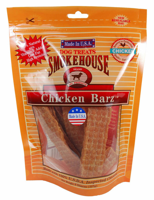 Smokehouse Chicken Barz Dog Treats 8 oz