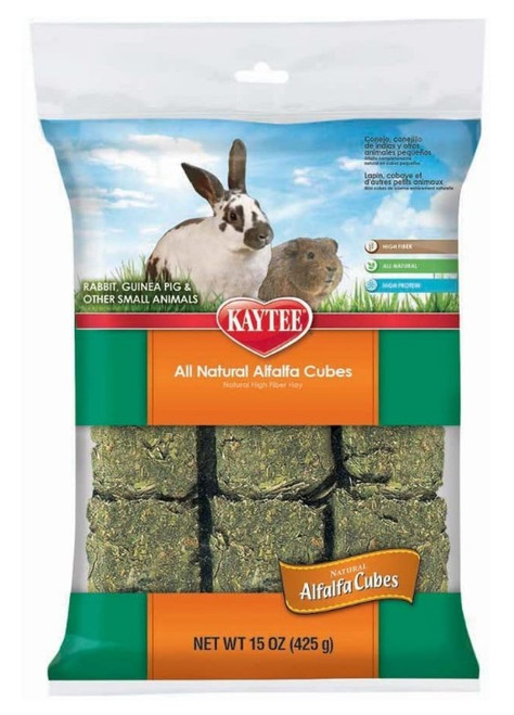 Kaytee - Alfalfa Cubes For Small Animals 15Oz