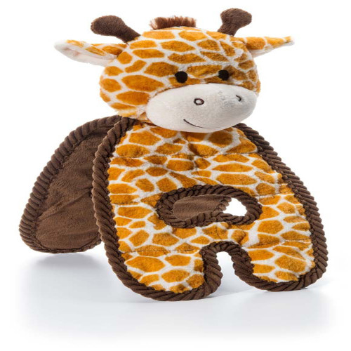 Charming Pet Products Cuddle Tugs Giraffe Dog Toy Brown 18.5 In