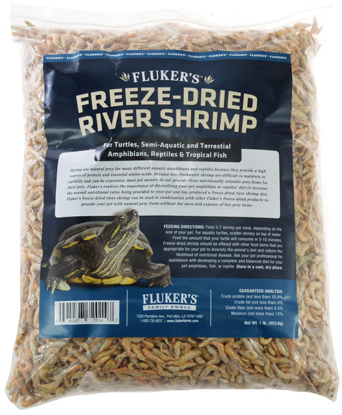 Flukers Freeze-Dried River Shrimp 1 lb