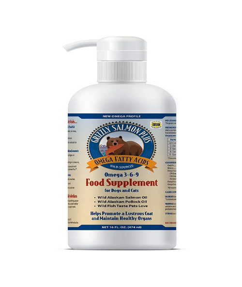Grizzly Dog Salmon Oil Plus 16oz.