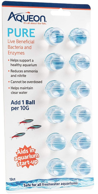 Aqueon Pure Bacteria Supplement 12 Pack 6Ea/10 Gal