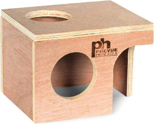 Prevue Wooden Hamster and Gerbil Hut for Hiding and Sleeping Small Pets -  1 count