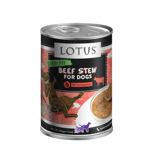 Lotus Dog STW Grain Free Beef ASP 12.5 oz