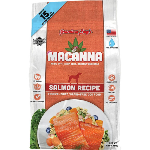 Grandma Lucys Dog Macanna Ana Grain Free Salmon Trial Size (Case Of 6)