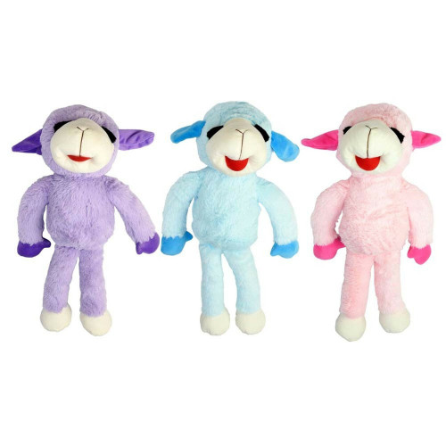Multipet Pet Envy Floppy Lamb Chop Dog Toy Assorted 20 In