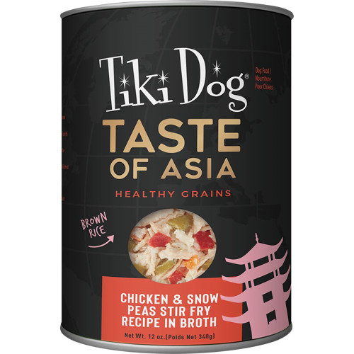 Tiki Pet Dog Taste Of The World Asian Chicken 12oz. (8 Case)