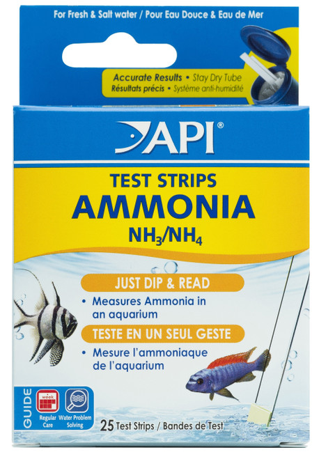 API Ammonia Test Strips 25 Strips