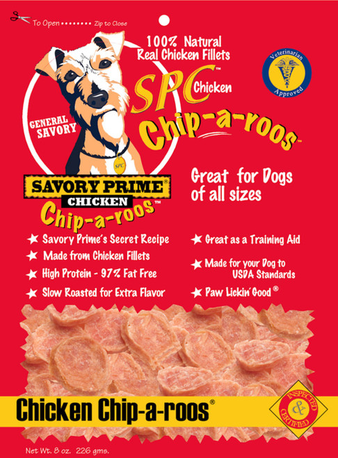 Savory Prime Chicken Chip-a-Roos Dog Treat 1ea/8 oz