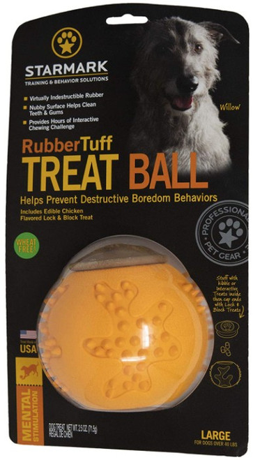 Starmark RubberTuff Treat Ball Large 1 count