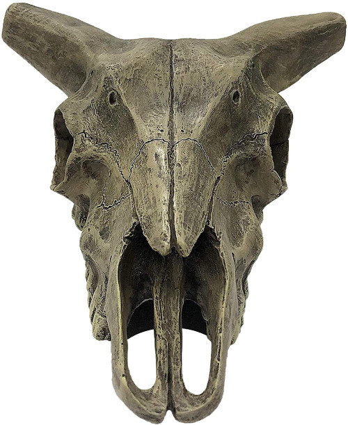 Komodo Deer Skull Reptile Hideout Gray One Size