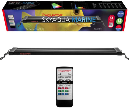 Aquatop SkyAqua LED Aquarium Light Fixture 14000K 12-18" Long