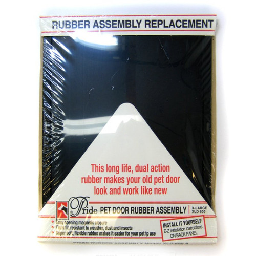 Pride Pet Doors Rubber Assembly Replacement Pet Door Flap X-Large (21.5" Long x 16.5" Wide)