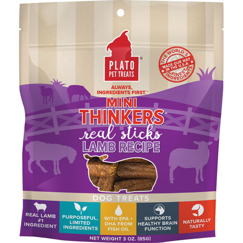 Plato Dog Mini Thinkers Lamb 3 oz
