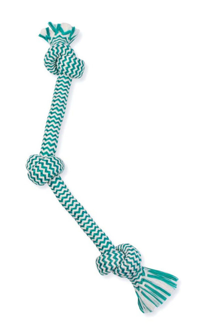 Mammoth Pet Products Extra Fresh 3 Knot Tug Toy 3 Knots Multi-Color 20 In, Medium