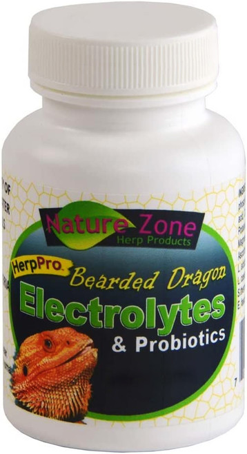 Nature Zone Herp Pro Bearded Dragon Electrolytes and Probiotics 2.8 oz
