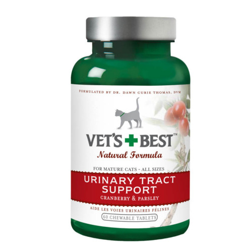 Vet's Best Cat Urinary Tract Support Supplements, 60 Chewable Tablets