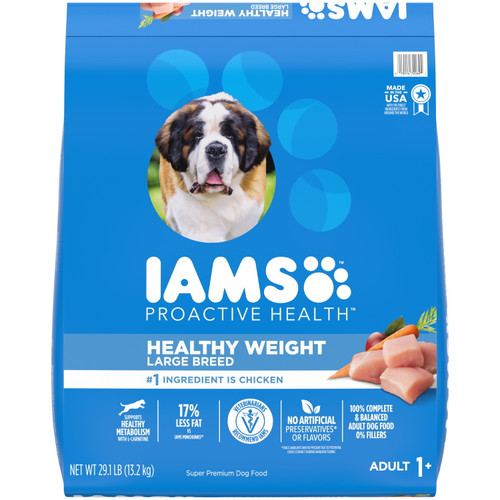 Iams Proactive Health Optimal Weight Large Breed Dog Food 29.1 Lb