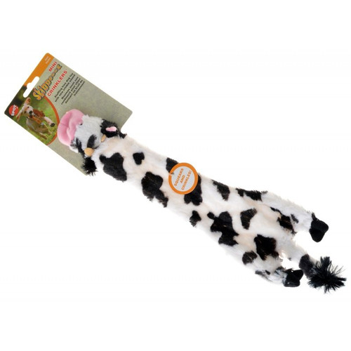 Spot Skinneeez Crinkler Dog Toy Cow 14in