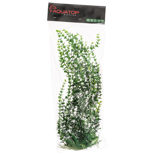 Aquatop Elodea Aquarium Plant - Green 20" High w/ Weighted Base