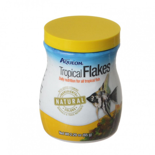 2.29 oz Aqueon Tropical Flakes Fish Food