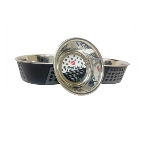 Spot Tribeca Dog Bowl Black 1ea/30 oz